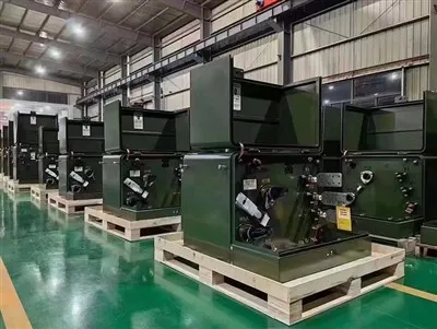 ترانسفورماتور توزیع تک فاز نصب شده بر روی پد